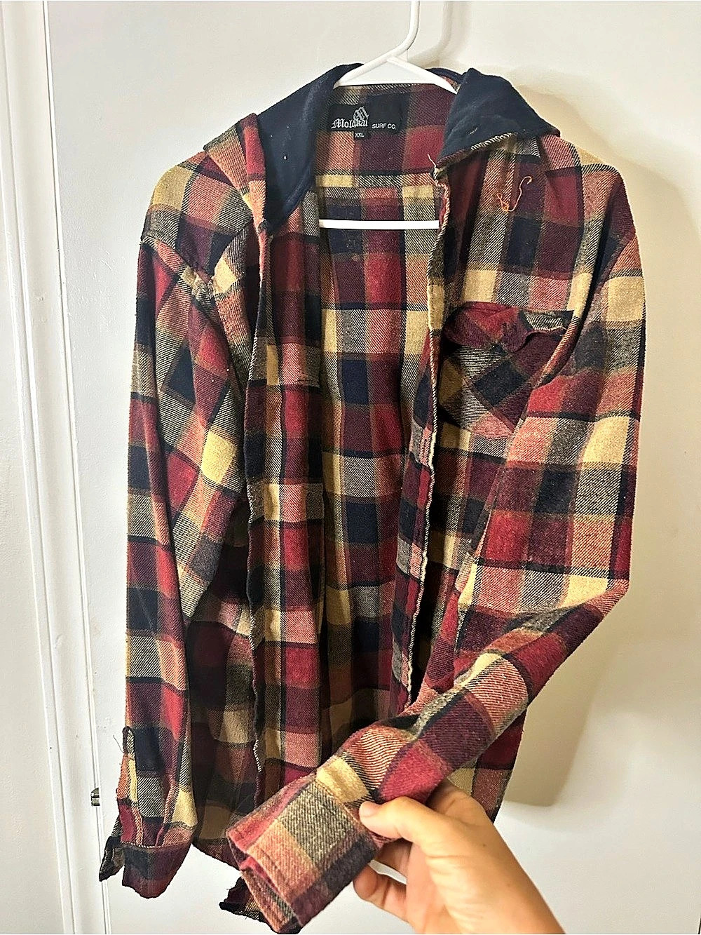 Mollusk Men's Plaid Shirt Jacket XXL Like New